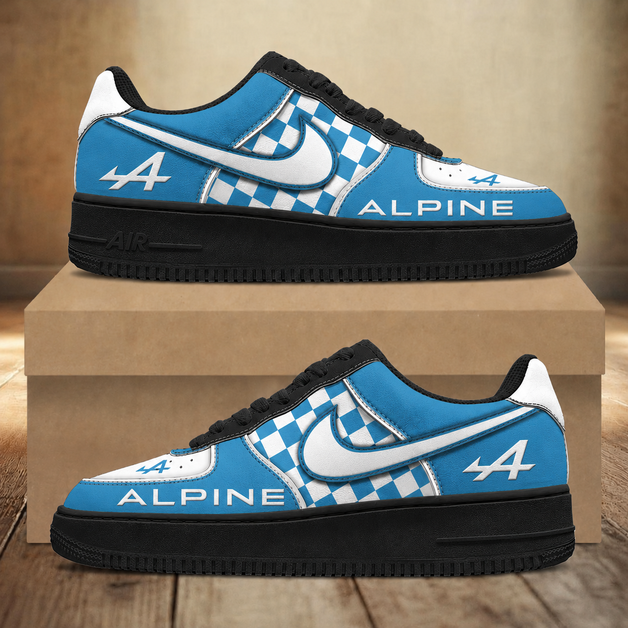 LIMITED RUN - NEW CUSTOMIZED F101 ALP APLINE AF1 SNEAKERS