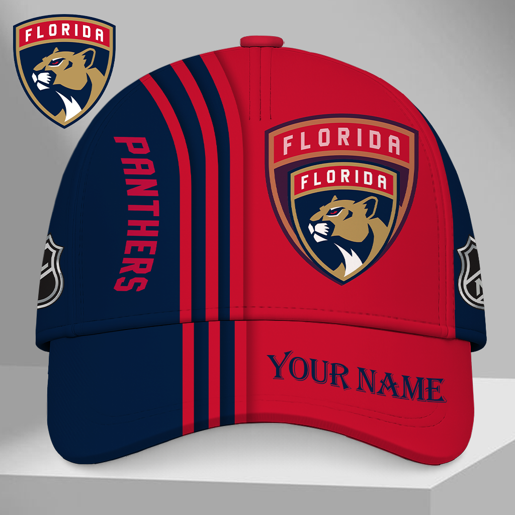 SPECIAL EDITION - NEW CUSTOMIZED NHL01 FPT FLORIDA PANTHERS CLASSIC CAP