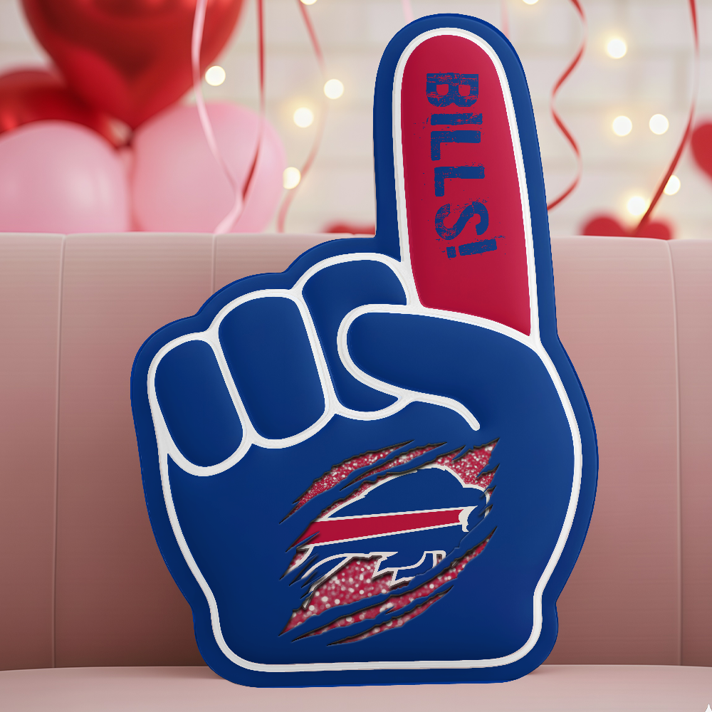 LIMITED EDITION - NEW CUSTOMIZED NFL03 BFB BUFFALO BILLS 3D BODY PILLOW