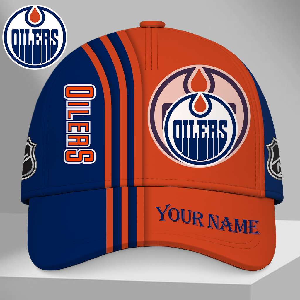 SPECIAL EDITION - NEW CUSTOMIZED NHL03 EMO EDMONTON OILERS CLASSIC CAP