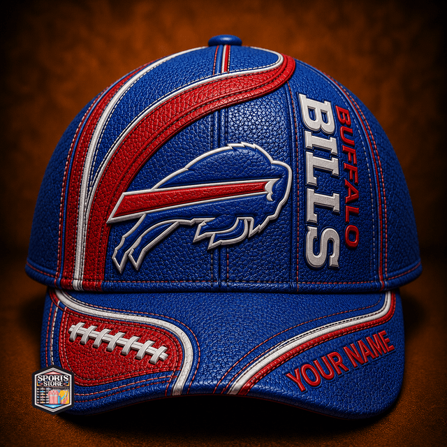 ELITE EDITION - NEW CUSTOMIZED NFL03 BFB BUFFALO BILLS CLASSIC CAP