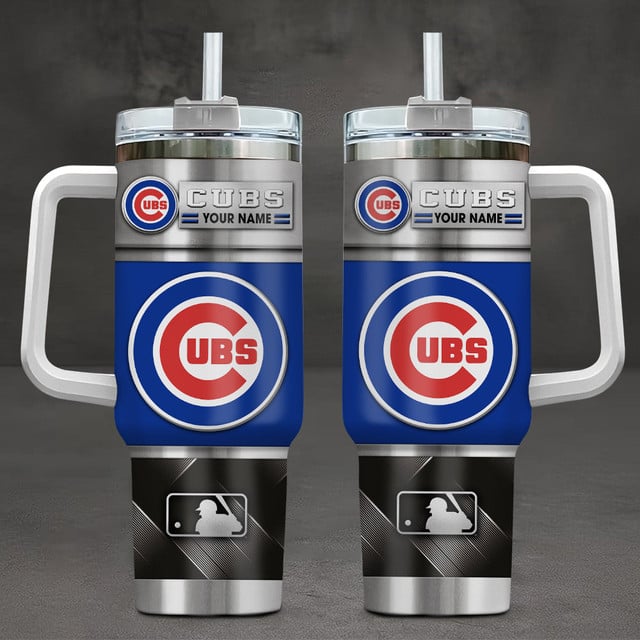 LIMITED EDITION - NEW CUSTOMIZED MLB04 CCS CHICAGO CUBS TUMBLER CUP