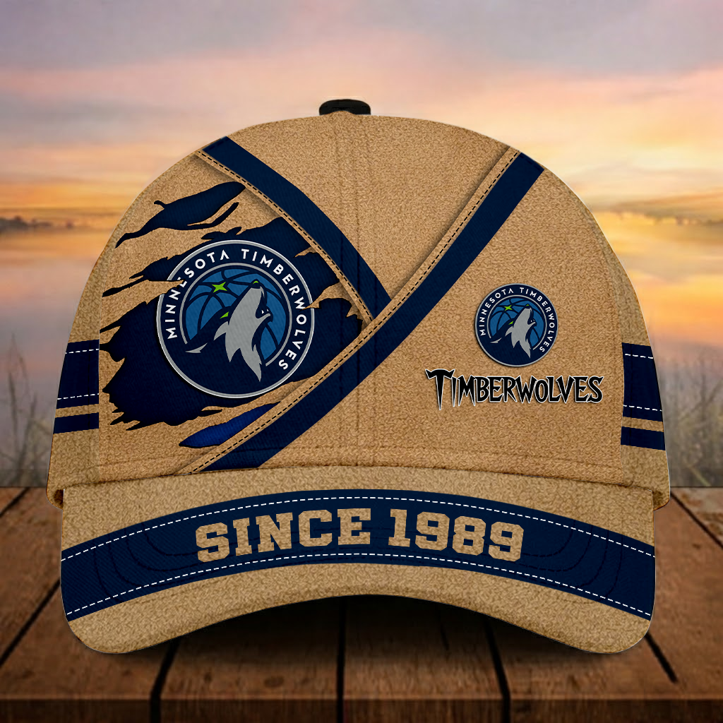 LIMITED EDITION - NEW CUSTOMIZED NBA05 MTW MINNESOTA TIMBERWOLVES CLASSIC CAP