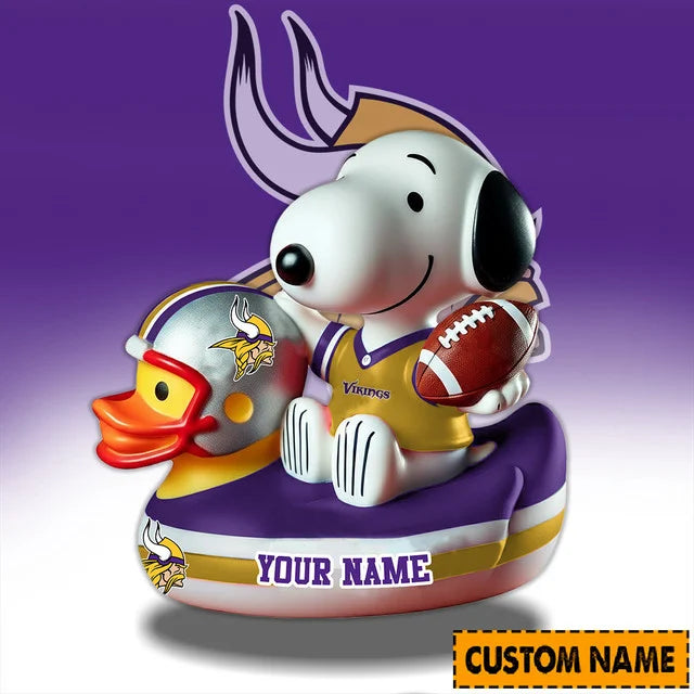 LIMITED EDITION - NEW CUSTOMIZED NFL05 MN VIKINGS SNOOPY ACRYLIC BLOCK