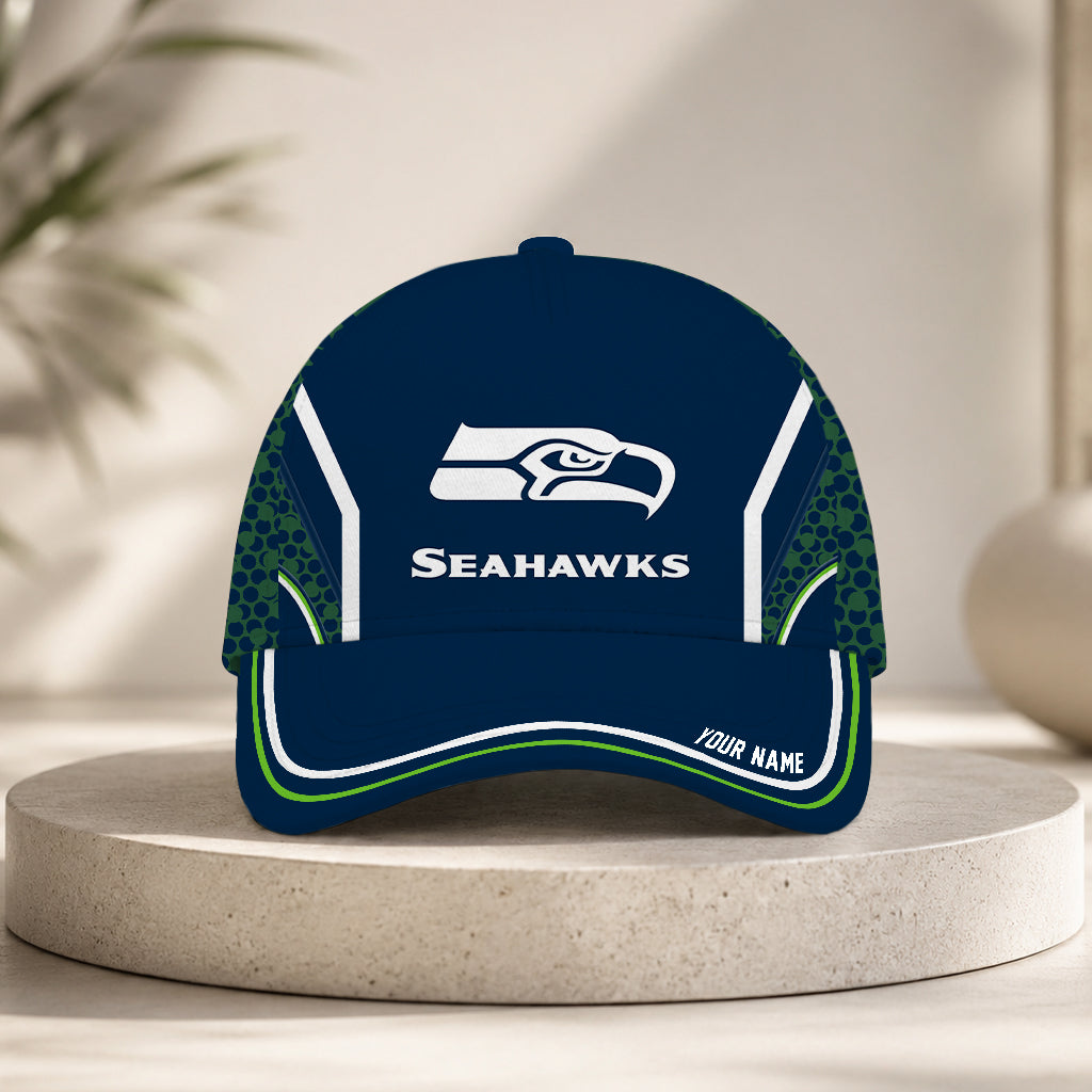VIRAL EDITION - NEW CUSTOMIZED NFL06 SSH SEATTLE SEAHAWKS CLASSIC CAP
