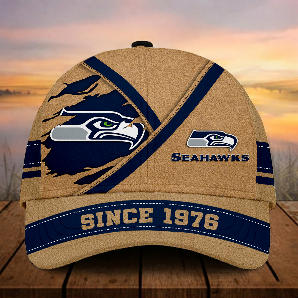 LIMITED EDITION - NEW CUSTOMIZED NFL06 SSH SEATTLE SEAHAWKS CLASSIC CAP