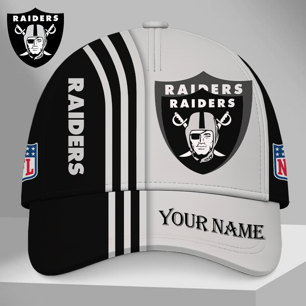 EXCLUSIVE EDITION - NEW CUSTOMIZED NFL07 LVR LAS VEGAS RAIDERS CLASSIC CAP