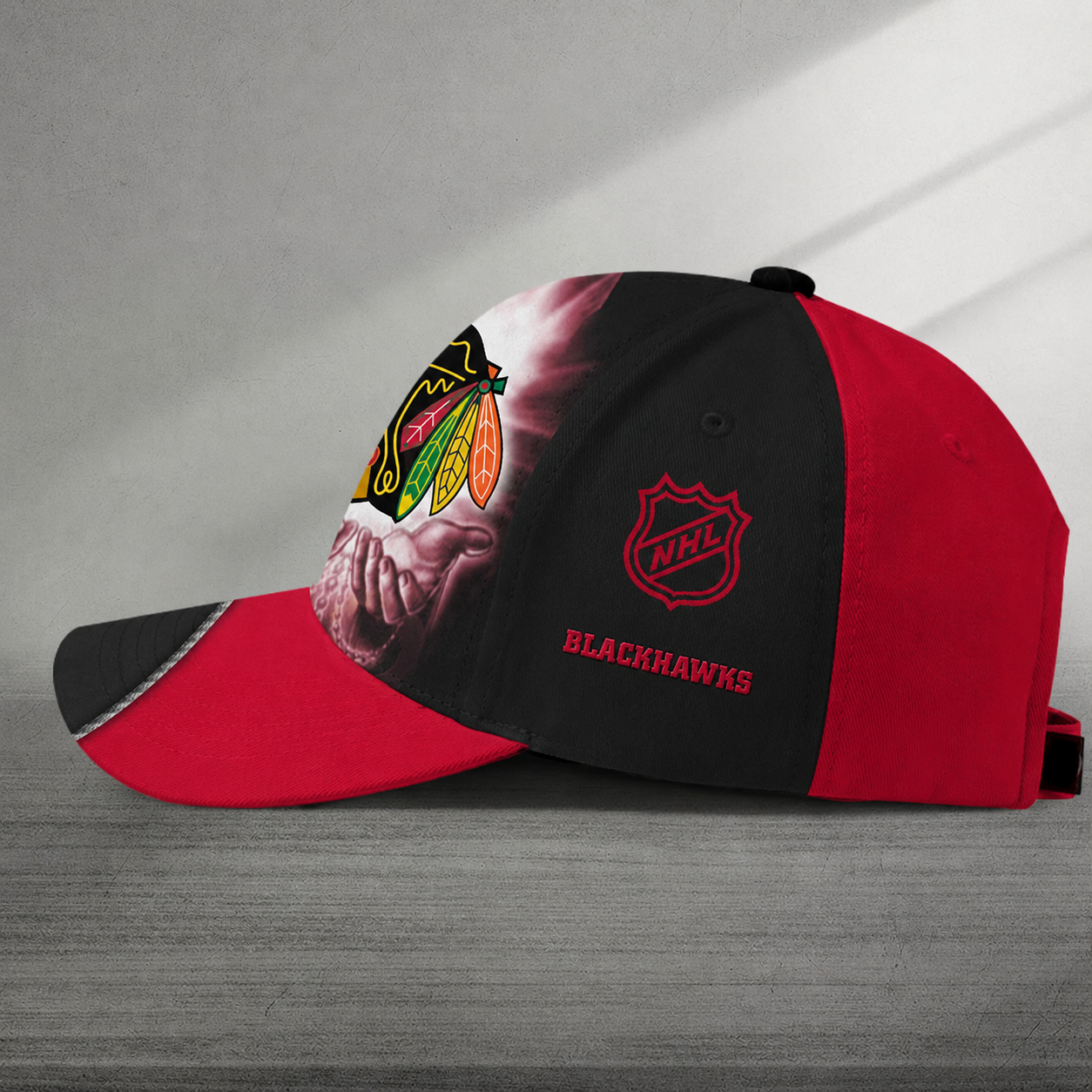 LIMITED EDITION - NEW CUSTOMIZED NHL08 CBH CHICAGO BLACKHAWKS CLASSIC CAP