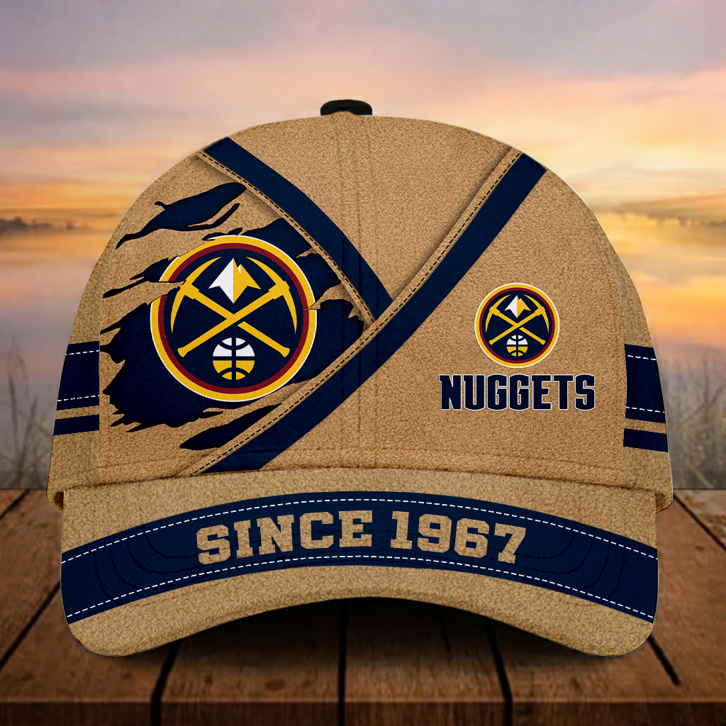 LIMITED EDITION - NEW CUSTOMIZED NBA08 DNU DENVER NUGGETS CLASSIC CAP