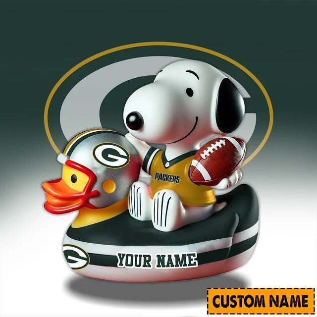 LIMITED EDITION - NEW CUSTOMIZED NFL08 GB PACKERS SNOOPY ACRYLIC BLOCK