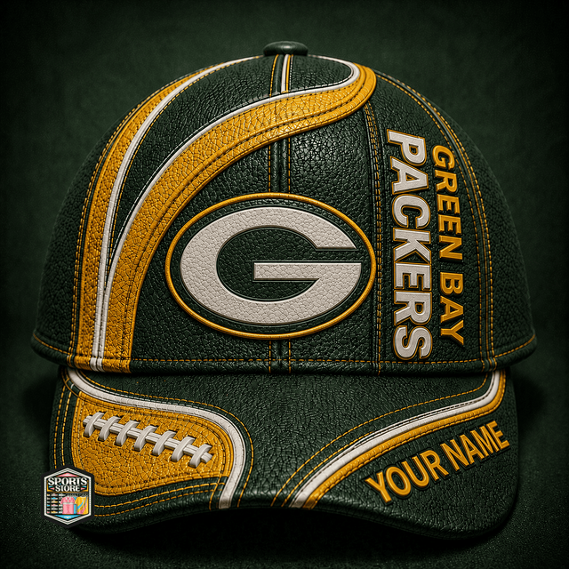 ELITE EDITION - NEW CUSTOMIZED NFL08 GBP GREEN BAY PACKERS CLASSIC CAP