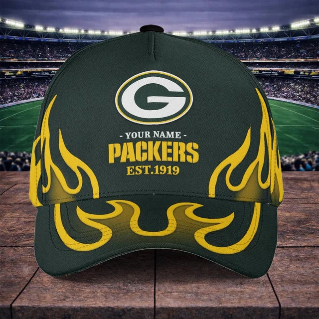 EXCLUSIVE EDITION - NEW CUSTOMIZED NFL08 GBP GREEN BAY PACKERS CLASSIC CAP