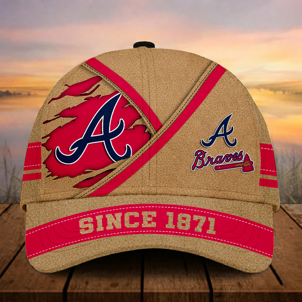 LIMITED EDITION - NEW CUSTOMIZED MLB09 ABS ATLANTA BRAVES CLASSIC CAP