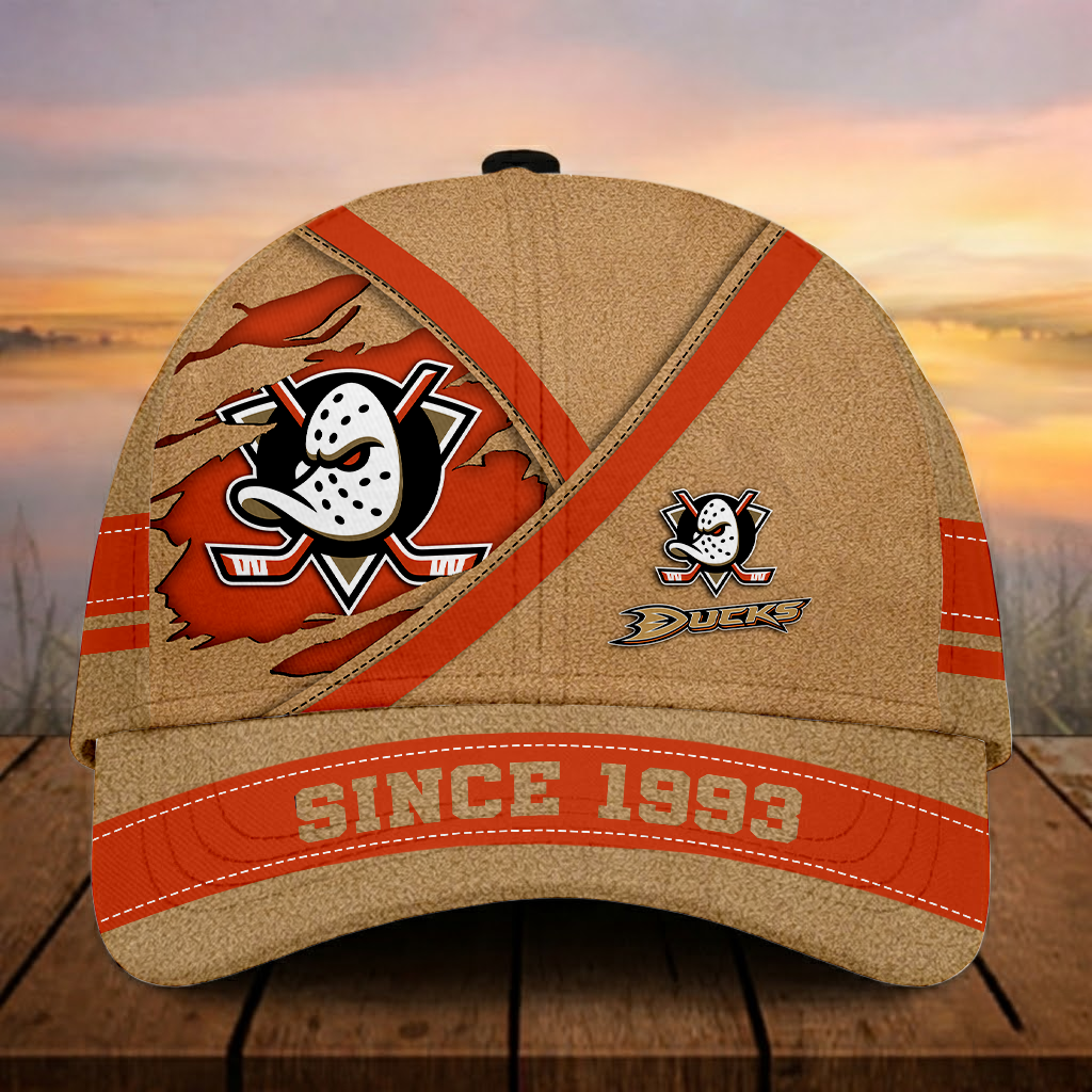 LIMITED EDITION - NEW CUSTOMIZED NHL09 AHD ANAHEIM DUCKS CLASSIC CAP