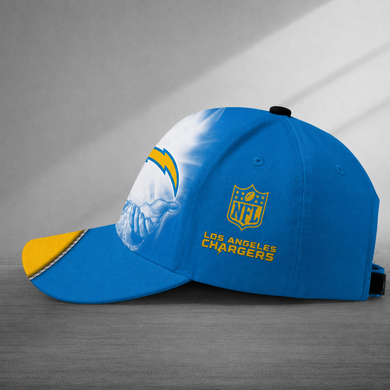 LIMITED EDITION - NEW CUSTOMIZED NFL09 LAC LOS ANGELES CHARGERS CLASSIC CAP
