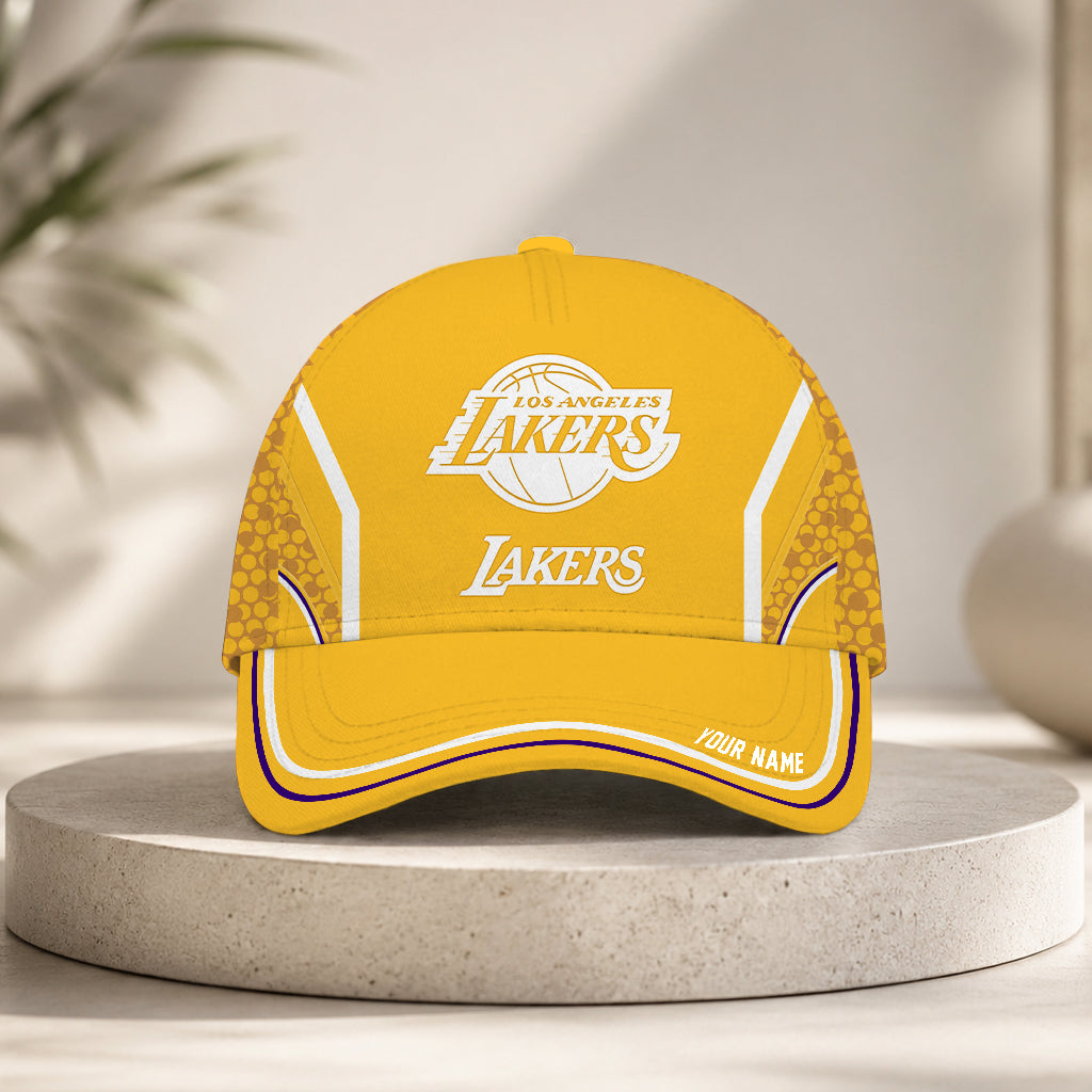 SPECIAL EDITION - NEW CUSTOMIZED NBA09 LLA LOS ANGELES LAKERS CLASSIC CAP