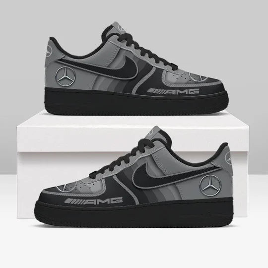 LIMITED RUN - NEW CUSTOMIZED F109 MB MERCEDES AF1 SNEAKERS