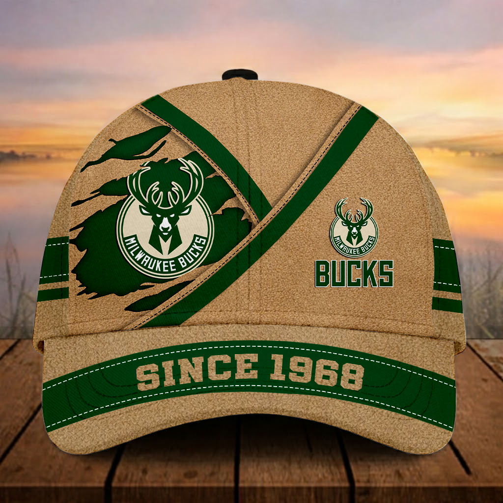 LIMITED EDITION - NEW CUSTOMIZED NBA11 MBU MILWAUKEE BUCKS CLASSIC CAP