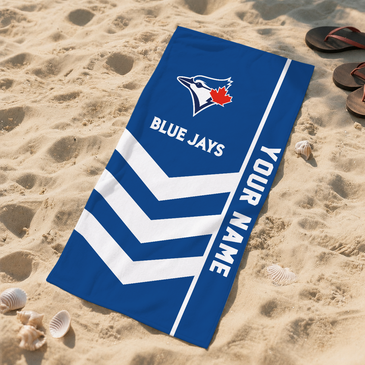 LIMITED EDITION - NEW CUSTOMIZED MLB12 TBJ TORONTO BLUE JAYS BEACH TOWEL FOR FAN