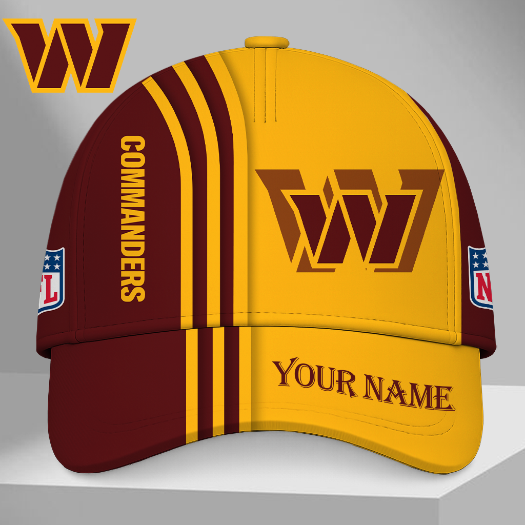 EXCLUSIVE EDITION - NEW CUSTOMIZED NFL12 WTC WASHINGTON COMMANDERS CLASSIC CAP