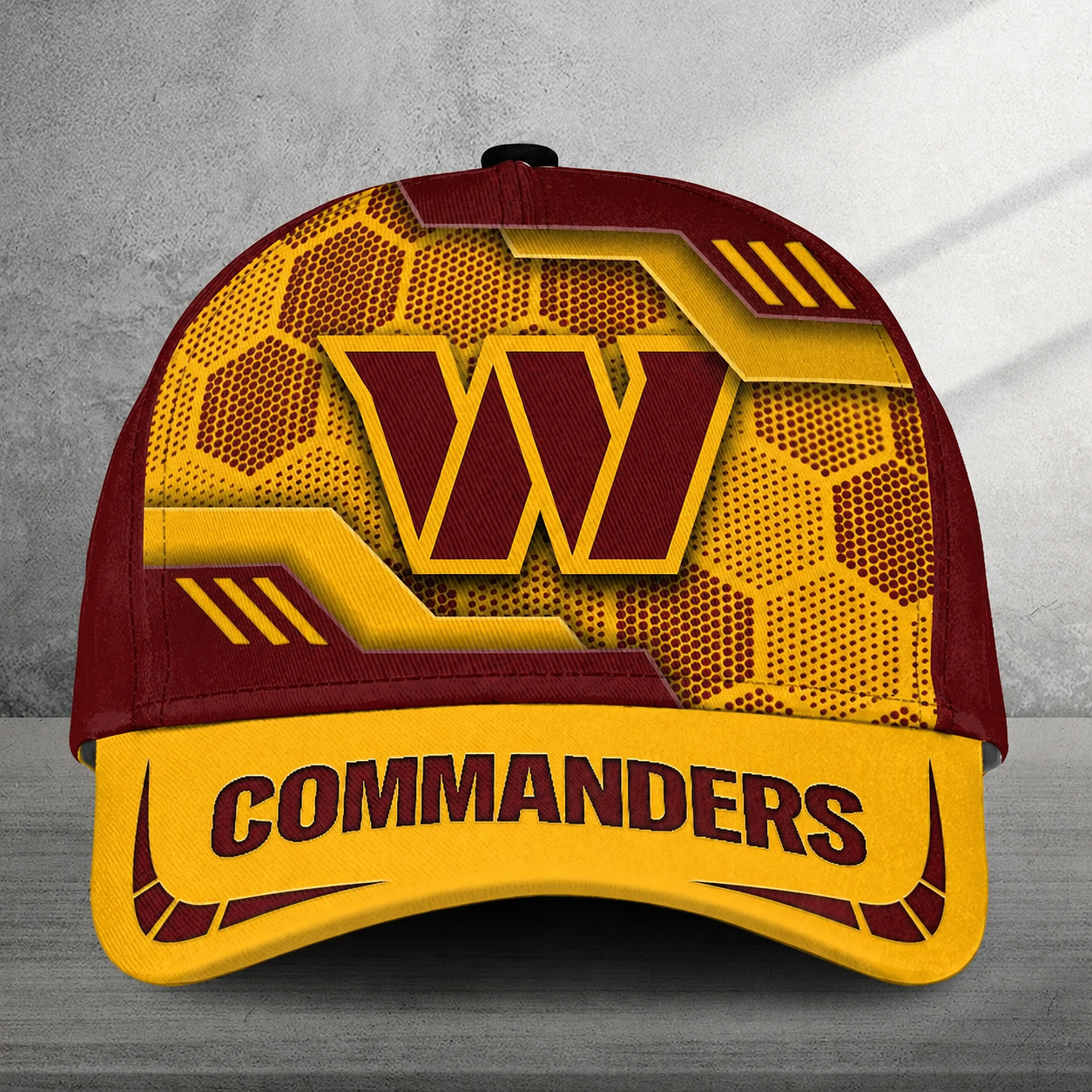 LIMITED EDITION - NEW CUSTOMIZED NFL12 WTC WASHINGTON COMMANDERS CLASSIC CAP