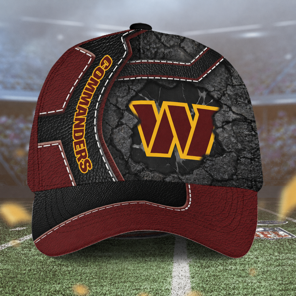 LIMITED EDITON - NEW CUSTOMIZED NFL12 WTC WASHINGTON COMMANDERS CLASSIC CAP