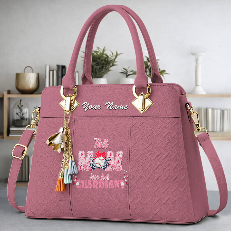 LIMITED EDITION - NEW CUSTOMIZED MLB13 CGS CLEVELAND GUARDIANS ZIP HANDBAG MULTICOLOR