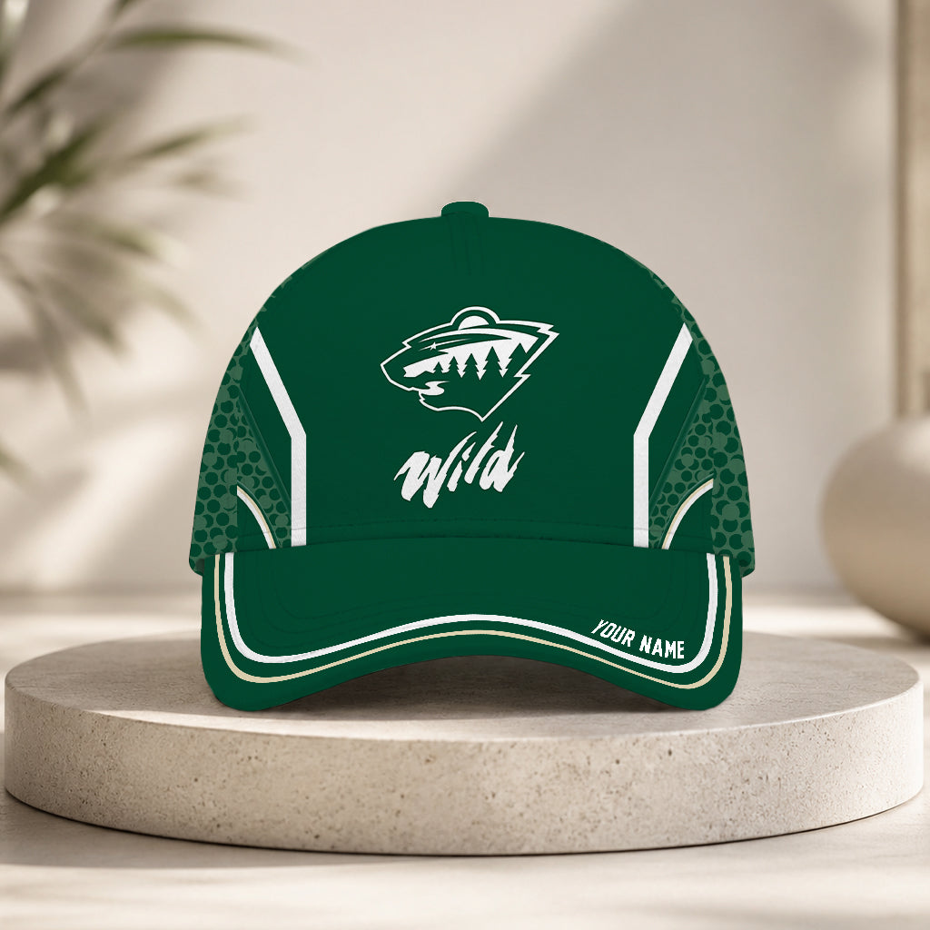 VIRAL EDITION - NEW CUSTOMIZED NHL13 MNW MINNESOTA WILD CLASSIC CAP
