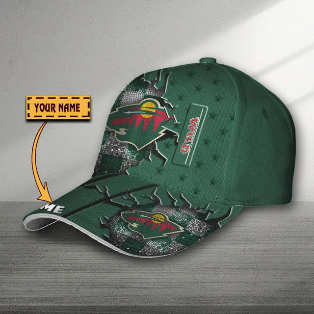 VIRAL EDITON - NEW CUSTOMIZED NHL13 MNW MINNESOTA WILD CLASSIC CAP