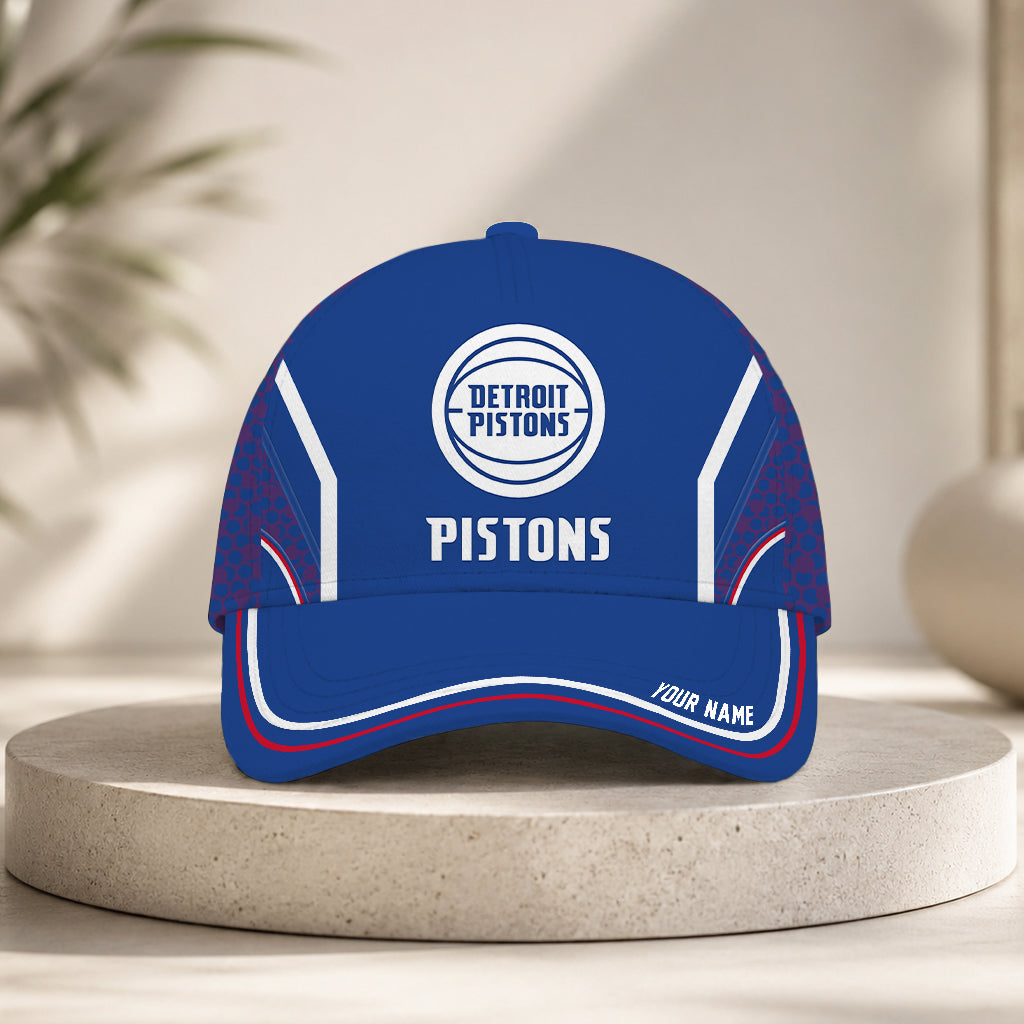 SPECIAL EDITION - NEW CUSTOMIZED NBA14 DPI DETROIT PISTONS CLASSIC CAP