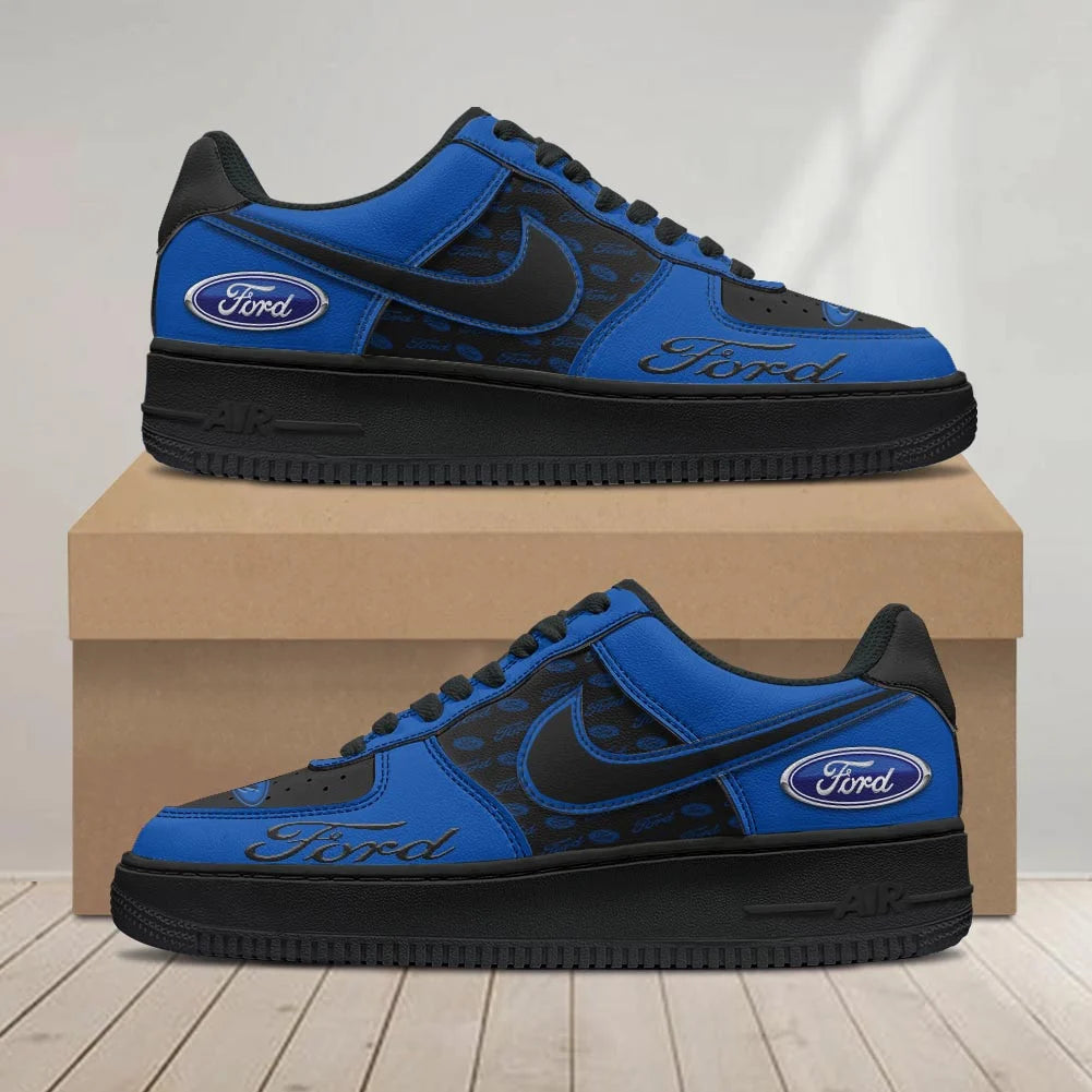 LIMITED RUN - NEW CUSTOMIZED F114 FRD FORD RACING AF1 SNEAKERS