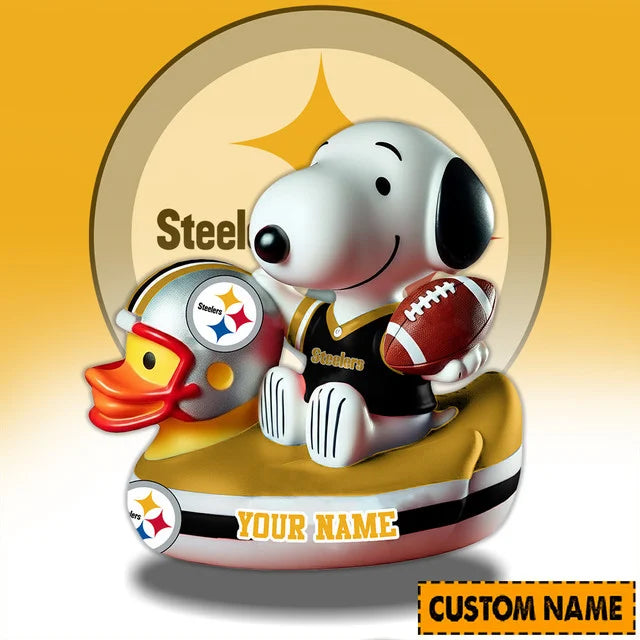 LIMITED EDITION - NEW CUSTOMIZED NFL14 PB STEELERS SNOOPY ACRYLIC BLOCK
