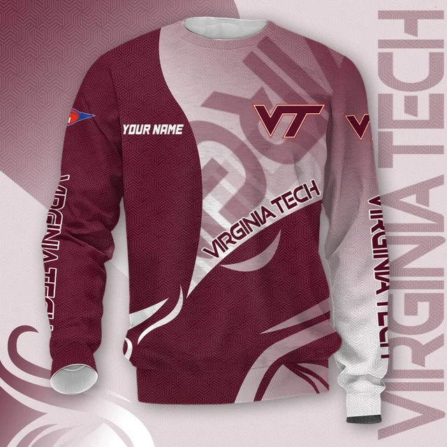 MEGA SALE - NEW CUSTOMIZED NCAA FBS15 VTH VIRGINIA TECH HOKIES HOODIE, T-SHIRTS, ZIP HOODIE, SWEATSHIRTS & POLO SHIRT