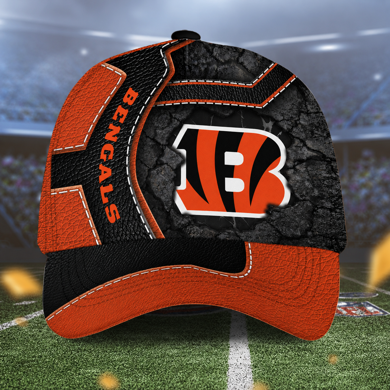 LIMITED EDITON - NEW CUSTOMIZED NFL16 CCB CINCINNATI BENGALS CLASSIC CAP