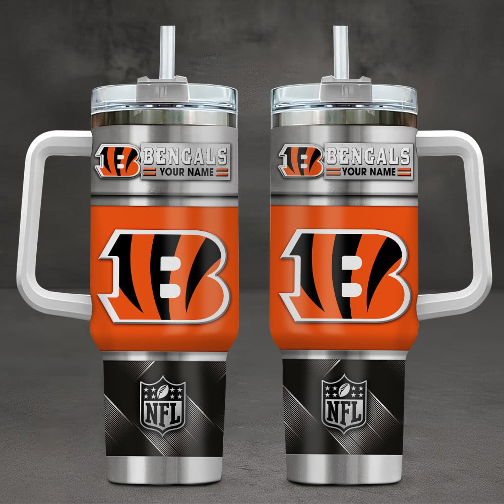 LIMITED EDITION - NEW CUSTOMIZED NFL16 CCB CINCINNATI BENGALS TUMBLER CUP