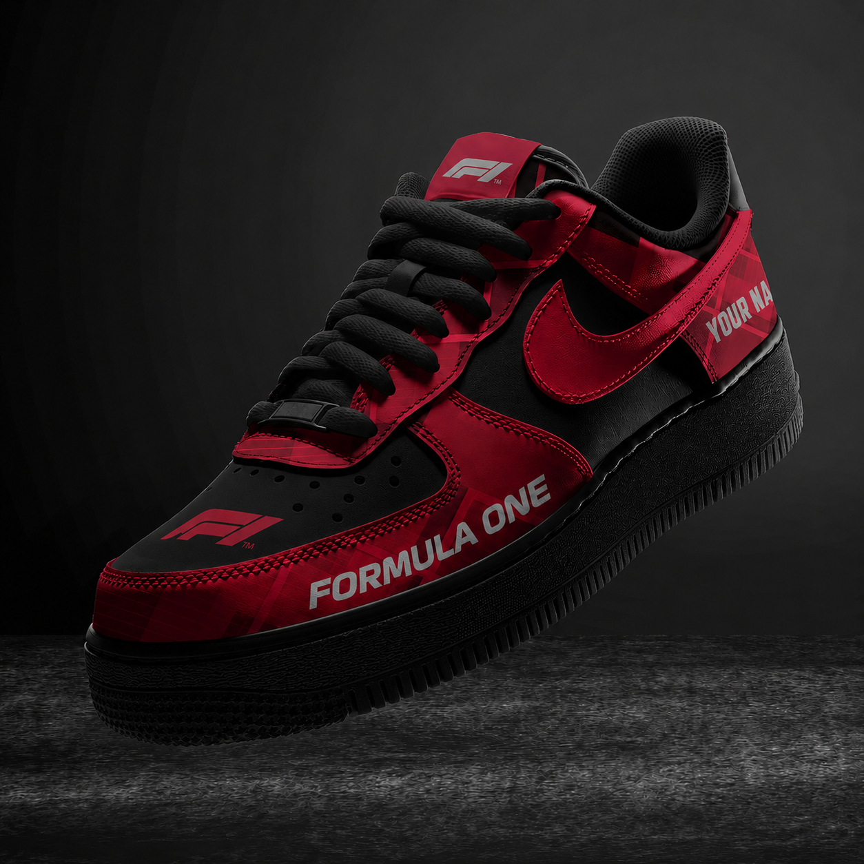 LIMITED RUN - NEW CUSTOMIZED F116 F1 FORMULA ONE AF1 SNEAKERS