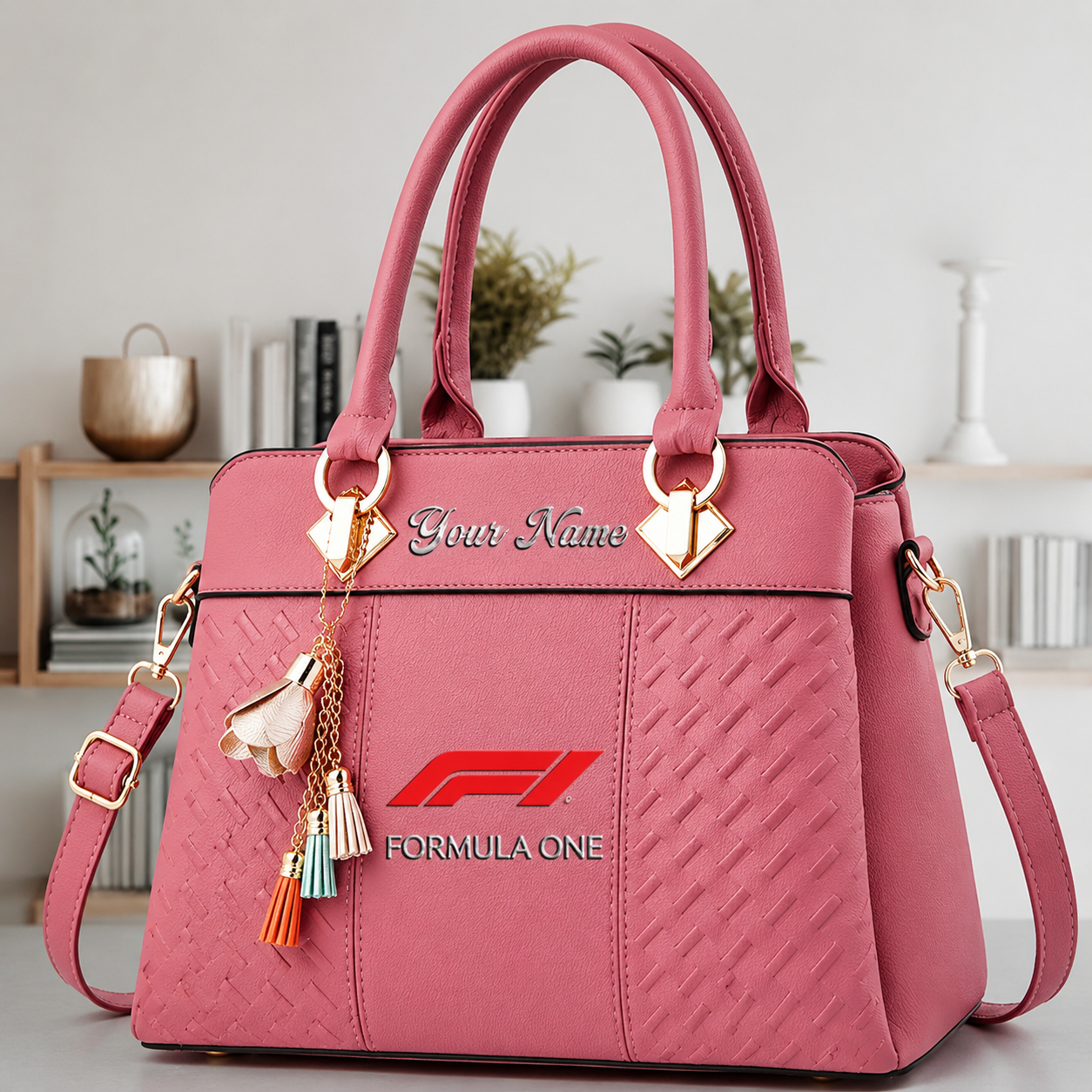 LIMITED RUN - NEW CUSTOMIZED F116 F1 FORMULA ONE LUXURY HANDBAG IN MULTIPLE COLORS