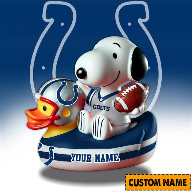 LIMITED EDITION - NEW CUSTOMIZED NFL17 ID COLTS SNOOPY ACRYLIC BLOCK