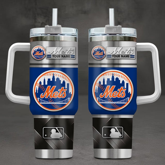 LIMITED EDITION - NEW CUSTOMIZED MLB17 NYM NEW YORK METS TUMBLER CUP