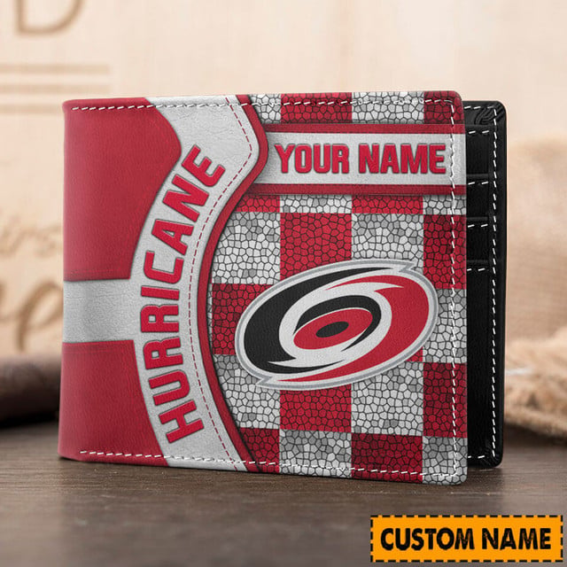 LIMITED EDITION - NEW CUSTOMIZED NHL07 CLH CAROLINA HURRICANES 3D PRINTED WALLET