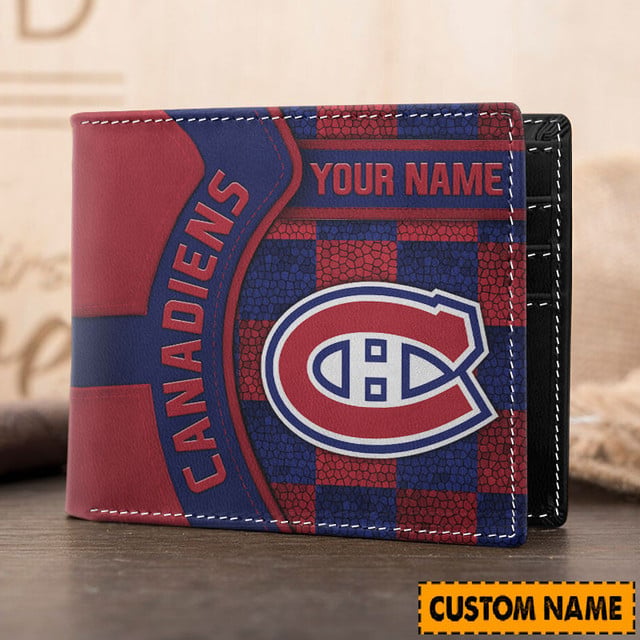 LIMITED EDITION - NEW CUSTOMIZED NHL11 MCD MONTREAL CANADIENS 3D PRINTED WALLET