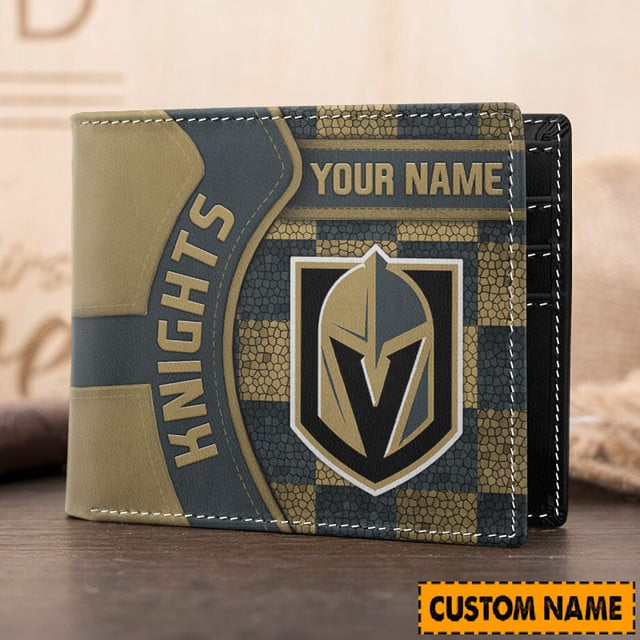 LIMITED EDITION - NEW CUSTOMIZED NHL04 VGK VEGAS GOLDEN KNIGHTS 3D PRINTED WALLET
