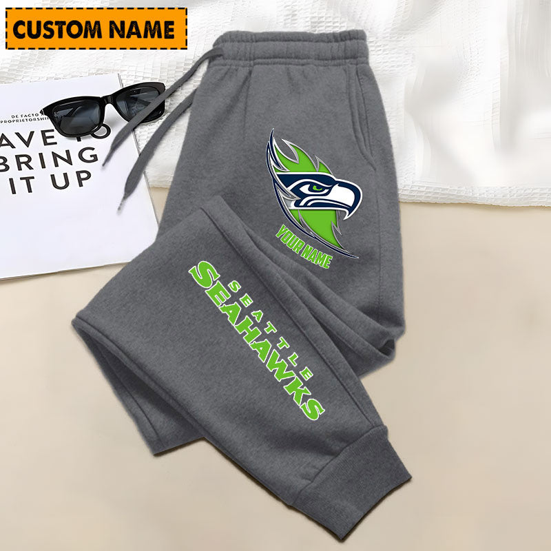 LIMITED EDITION - NEW PERSONALIZED NFL06 SSH SEATTLE SEAHAWKS JOGGERS