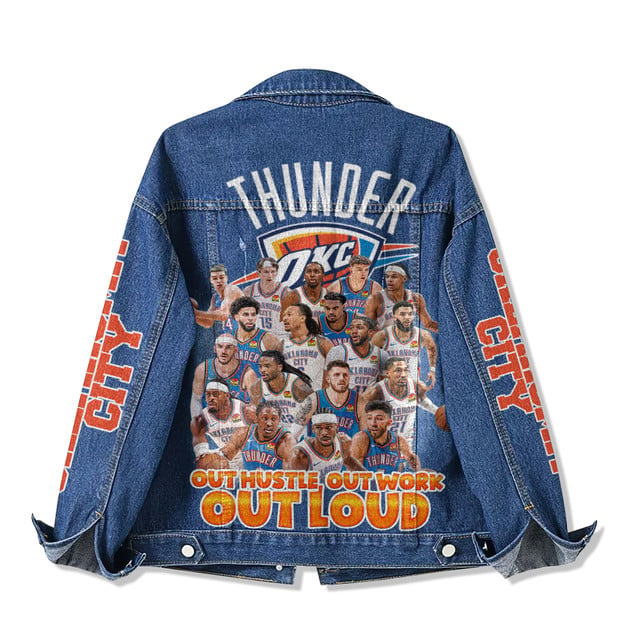 Oklahoma City Thunder Special Edition Unisex Denim Jacket