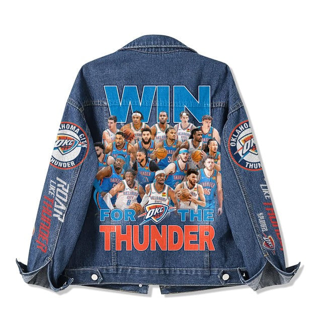 Oklahoma City Thunder Special Edition Unisex Denim Jacket