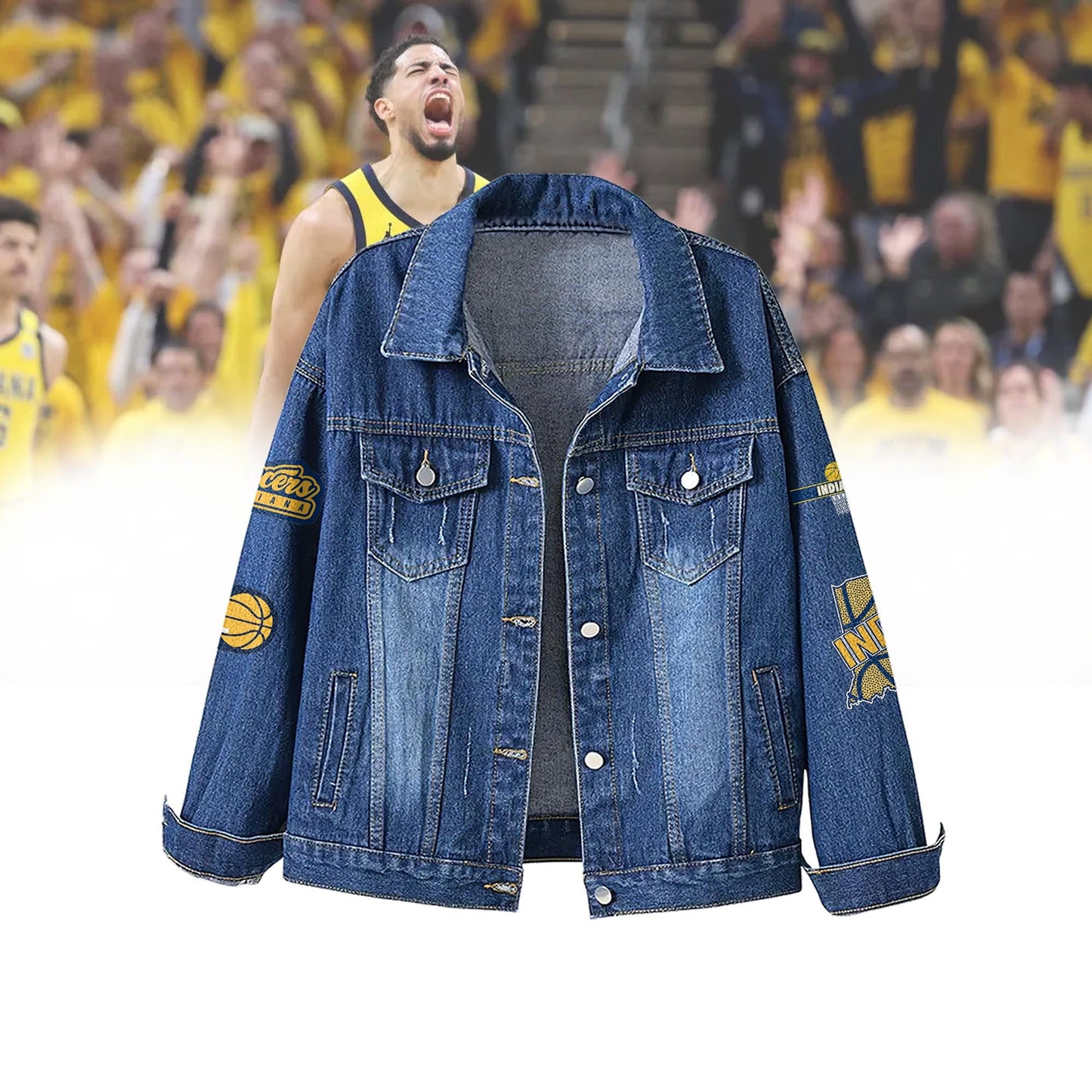 Indiana Pacers Special Edition Unisex Denim Jacket