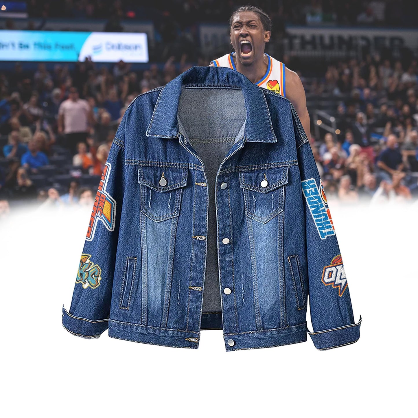 Oklahoma City Thunder Special Edition Unisex Denim Jacket