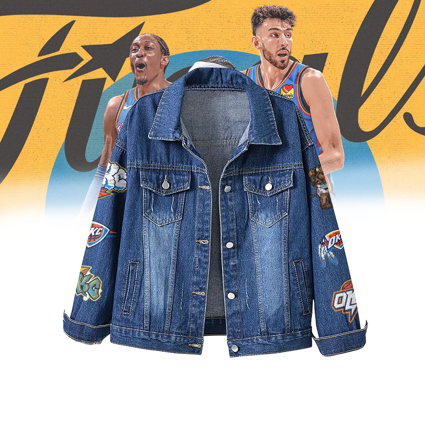 Oklahoma City Thunder Special Edition Unisex Denim Jacket