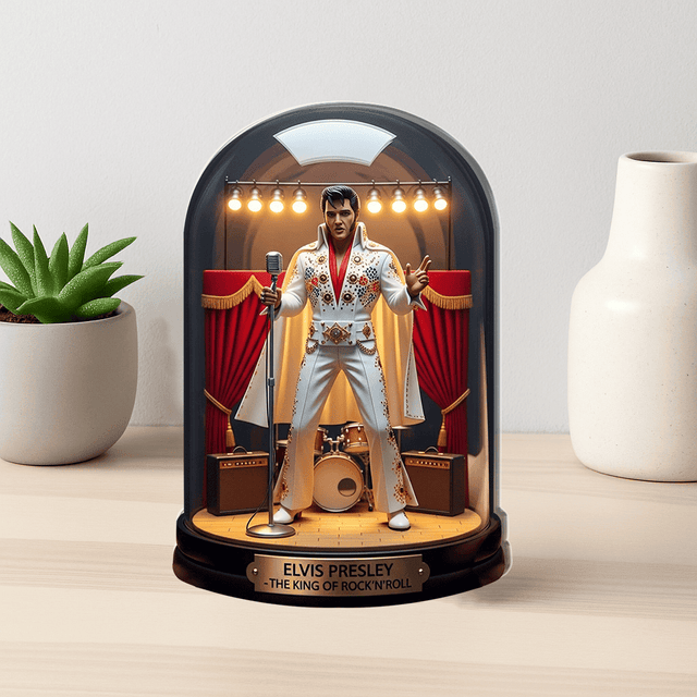 LIMITED EDITION – New Elvis Presley Acrylic Block ELVIS030925DH02