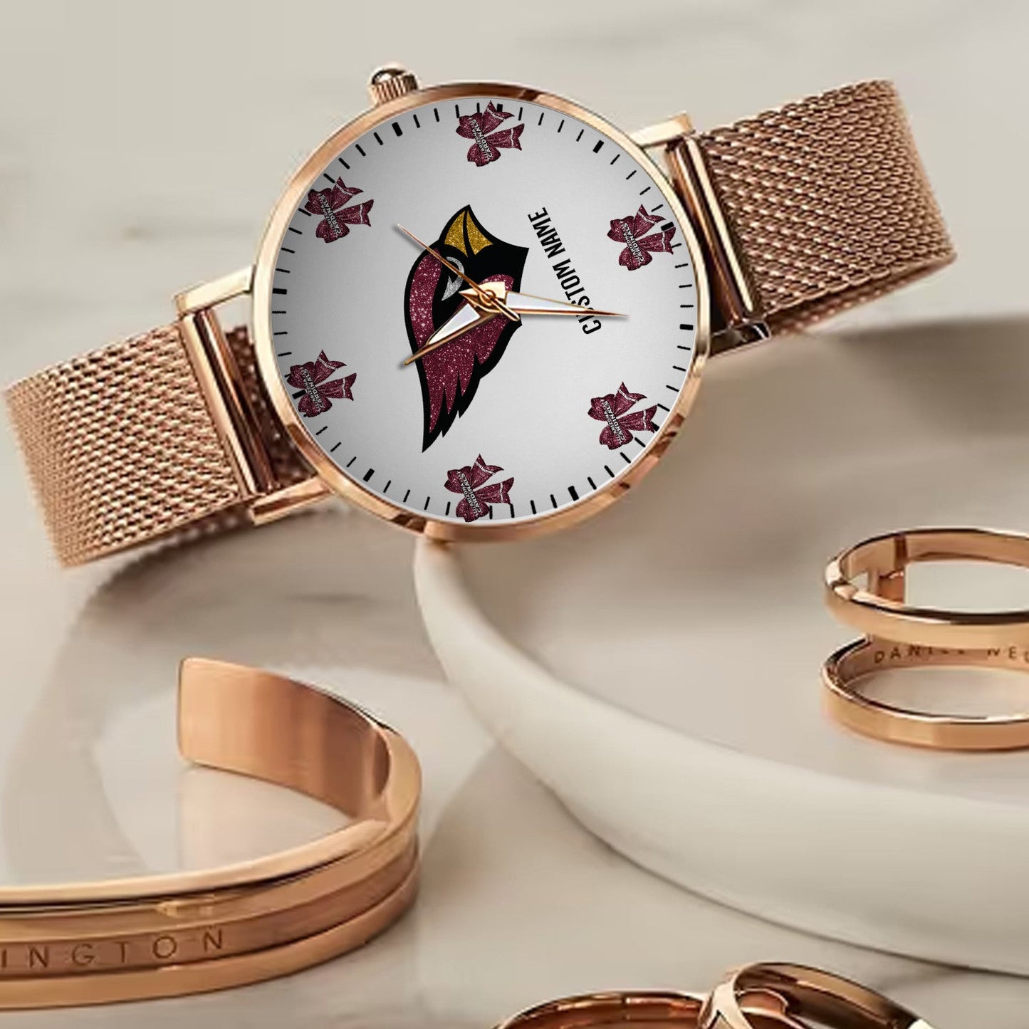 LIMITED EDITION - NEW CUSTOMIZED NFL20 ARC ARIZONA CARDINALS HAND WATCH